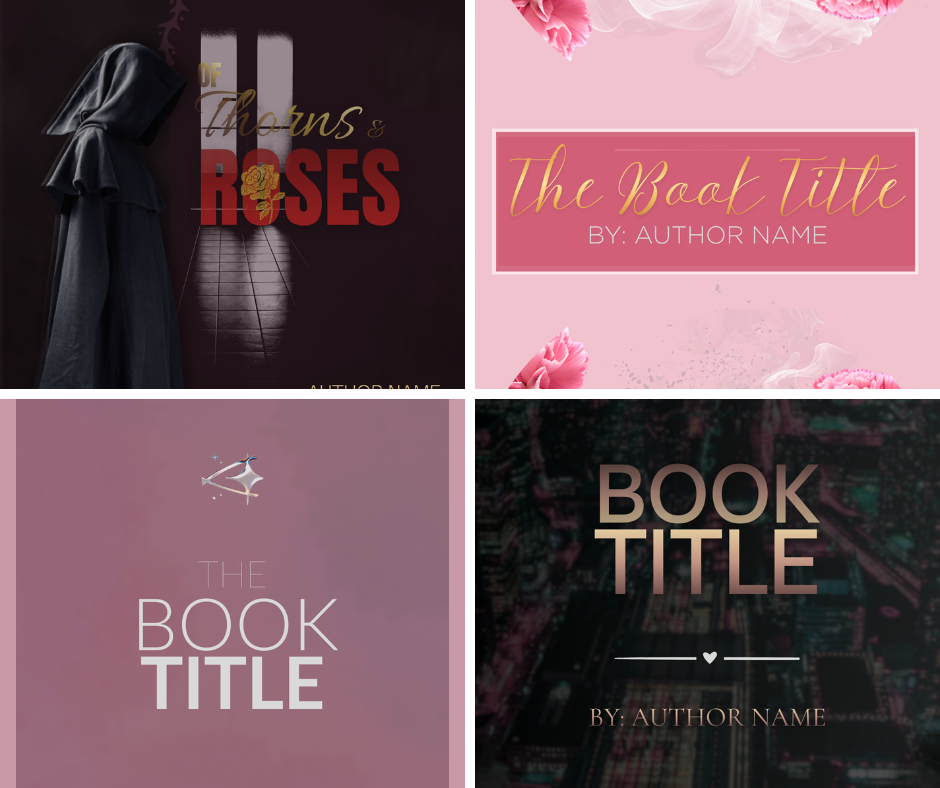 4 Free Book Cover Templates